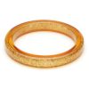 Splendette Pale Gold Glitter Bangle | Jewellery