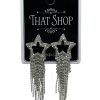 That Shop Celestial Drop Earrings - Silver | Earrings