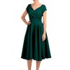 The Pretty Dress Company Hourglass Swing - Forest Green | Dresses