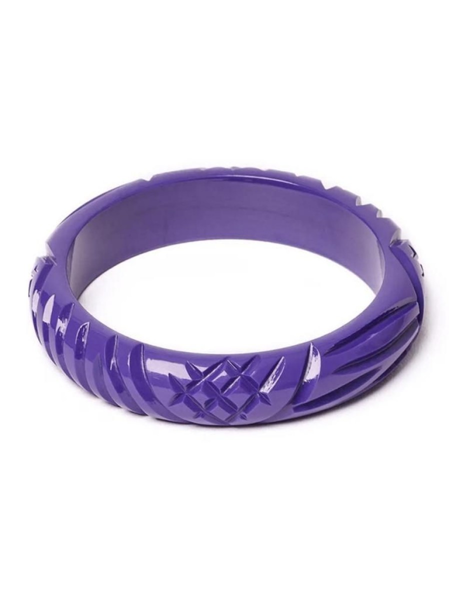 Splendette Midi Paradise Heavy Carve Bangle - Duchess | Bangles