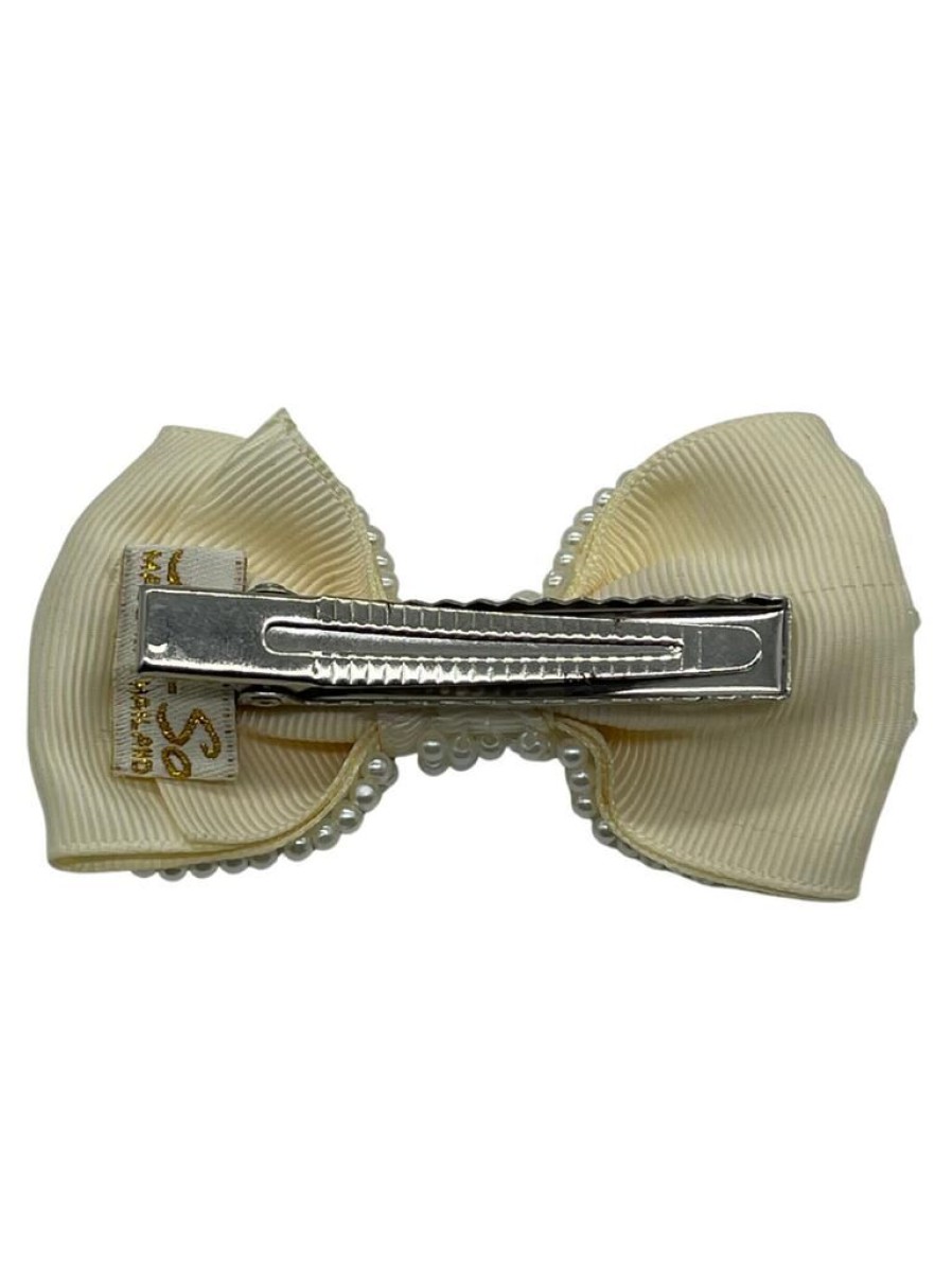 That Shop Pearl Bow Hair Clip | Hair Accessories