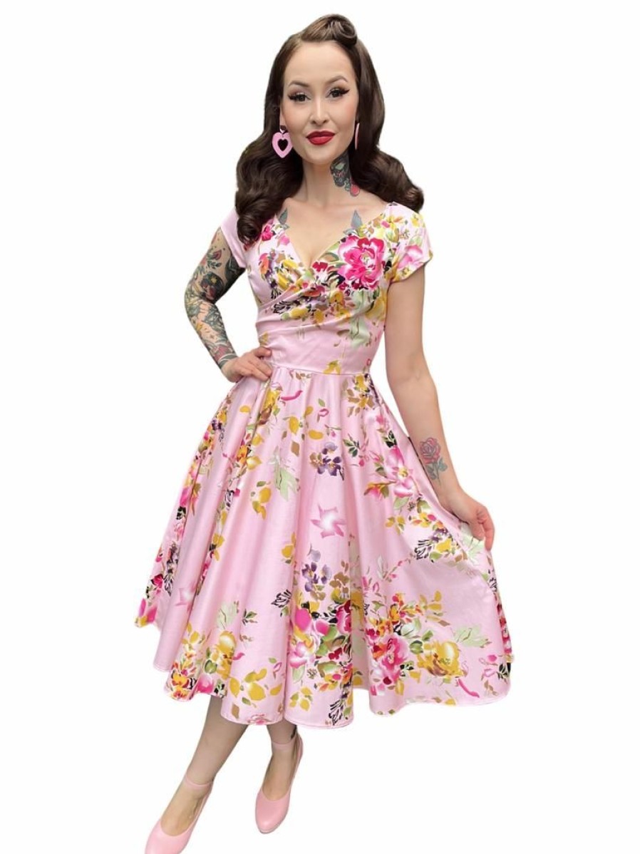 The Pretty Dress Company Hourglass Swing - Pink Seville | Dresses