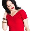 Hell Bunny Alex Top - Red | Tops & Blouses