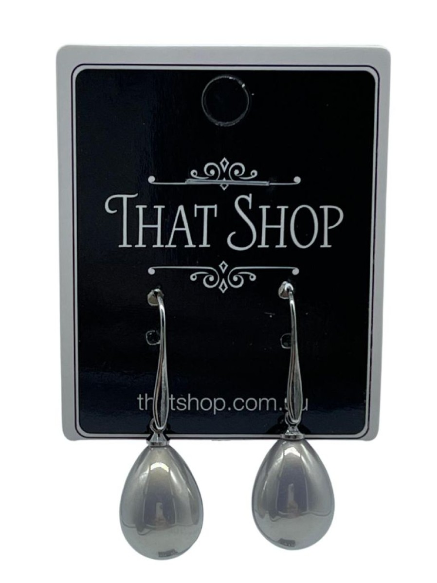 That Shop Audrey Earrings - Silver | Earrings