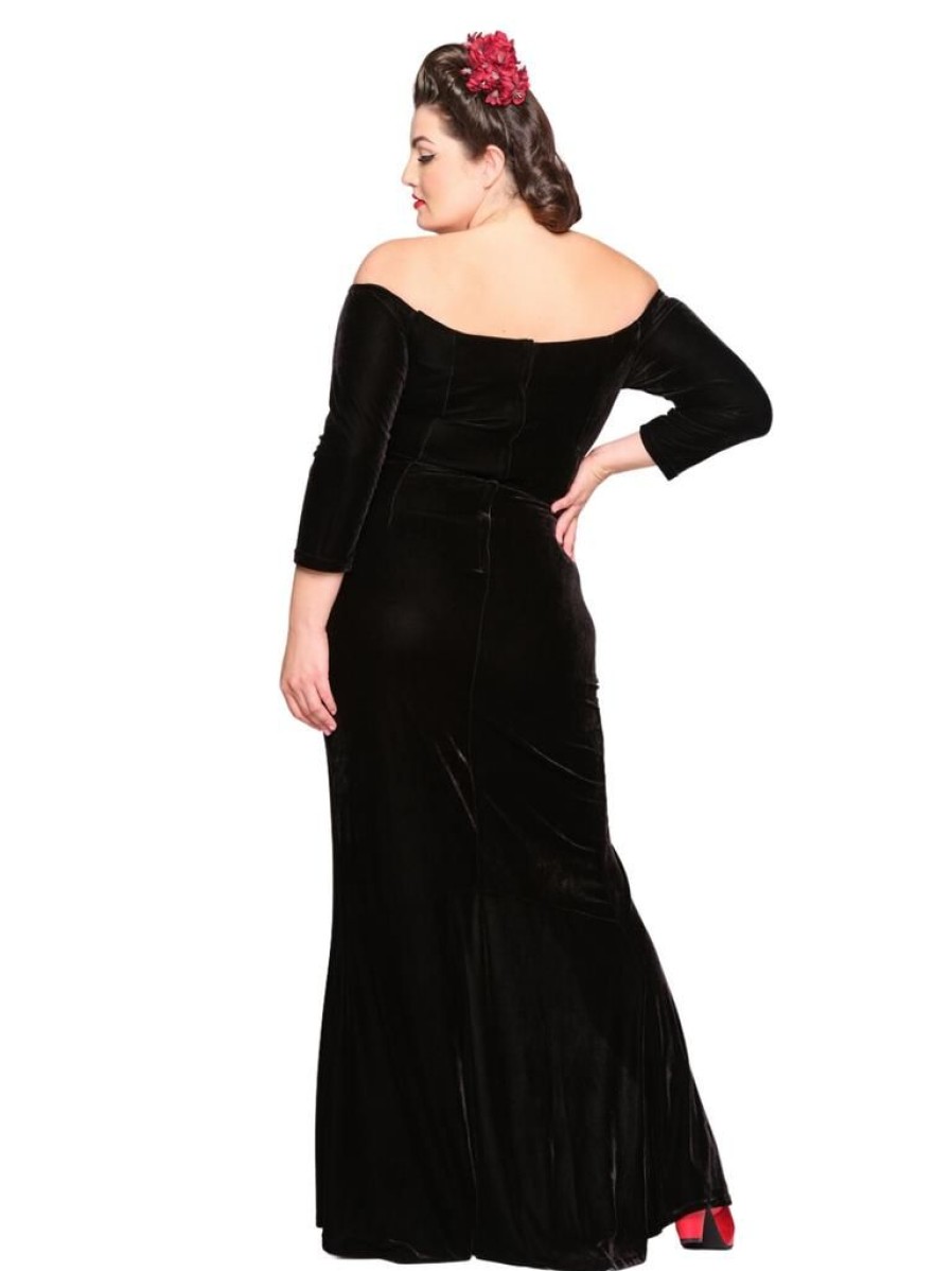 Collectif Anjelica Gown - Black | Dresses