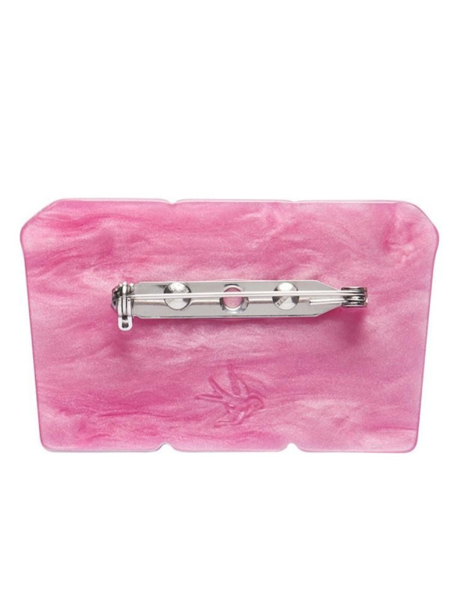 Erstwilder Essential Ingredients Brooch - Pink | Jewellery