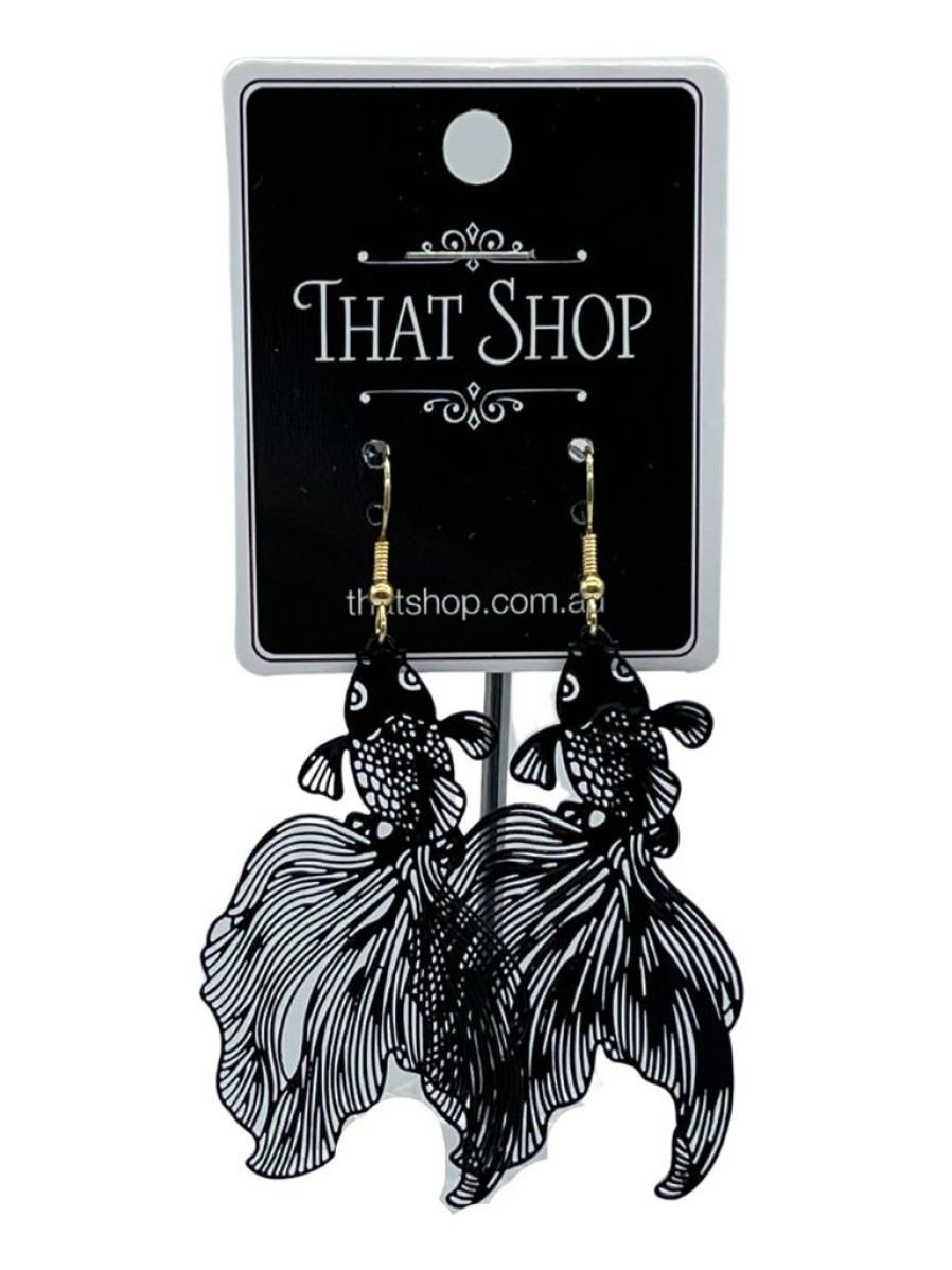 That Shop Goldfish Drop Earrings | Earrings