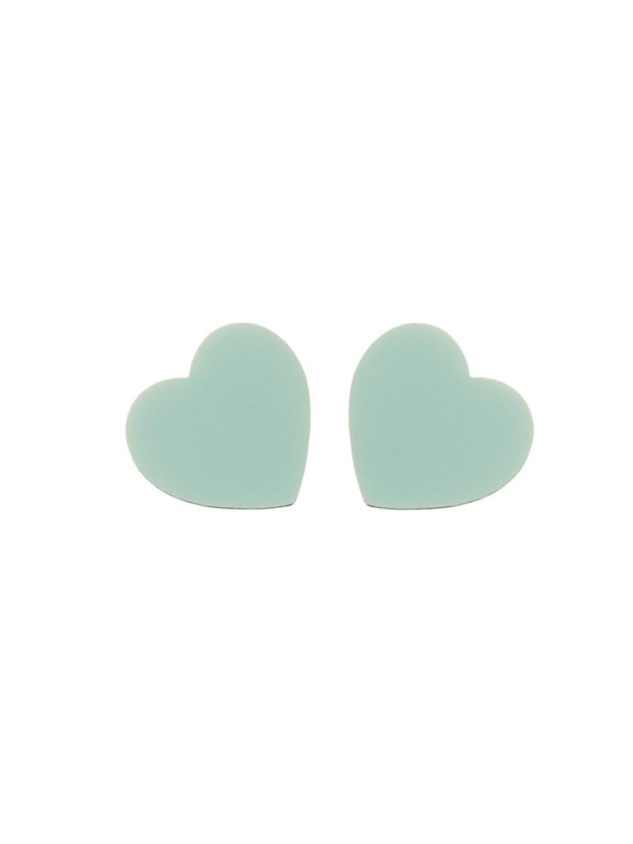 Emmi Helen Co. Sweetheart Studs - Seafoam | Jewellery