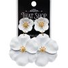 That Shop Florentina Drop Earrings - White | Earrings