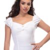 Collectif Dolores Top - White | Tops & Blouses