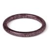 Splendette Narrow Gunmetal Glitter Bangle | Bangles