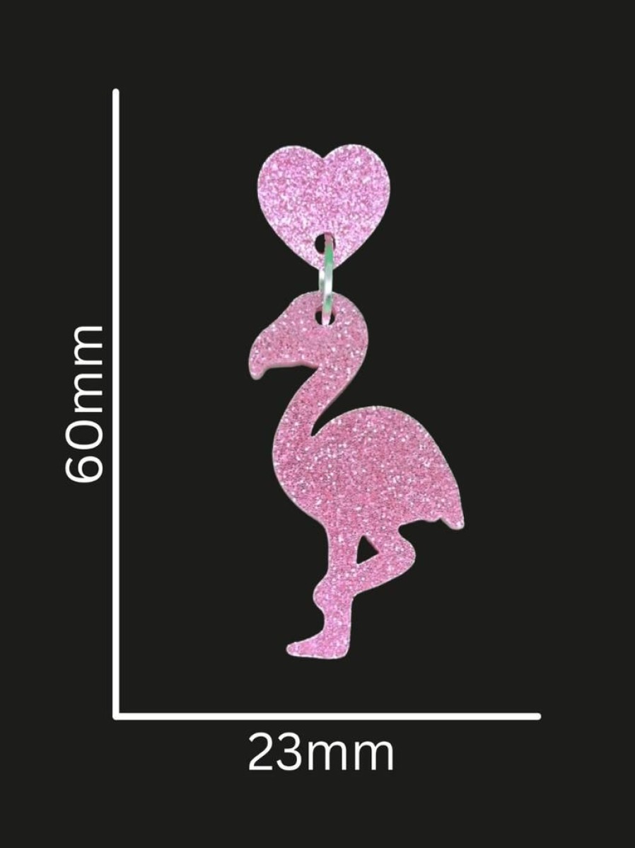 Emmi Helen Co. Flamingo Love Drop Earrings | Earrings