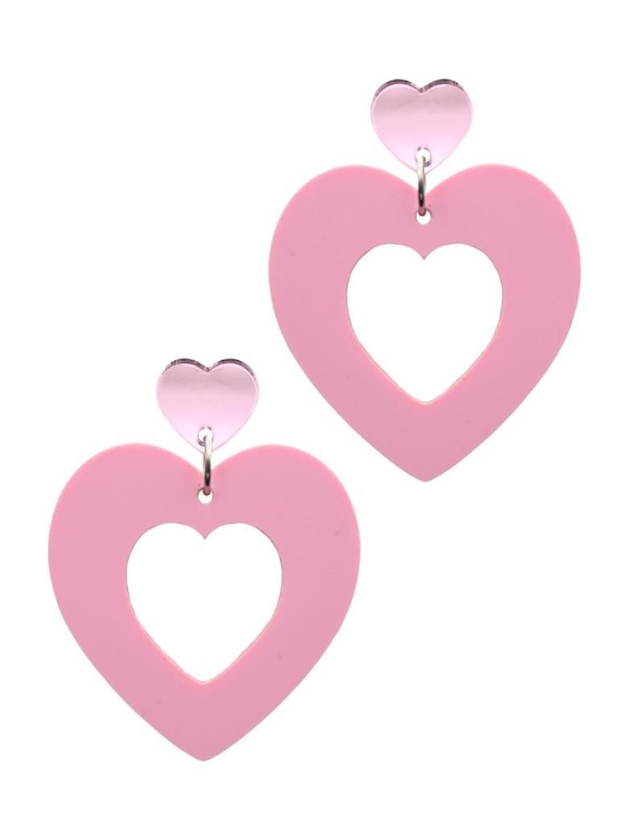 Emmi Helen Co. Dollface Drop Earrings - Pink | Earrings