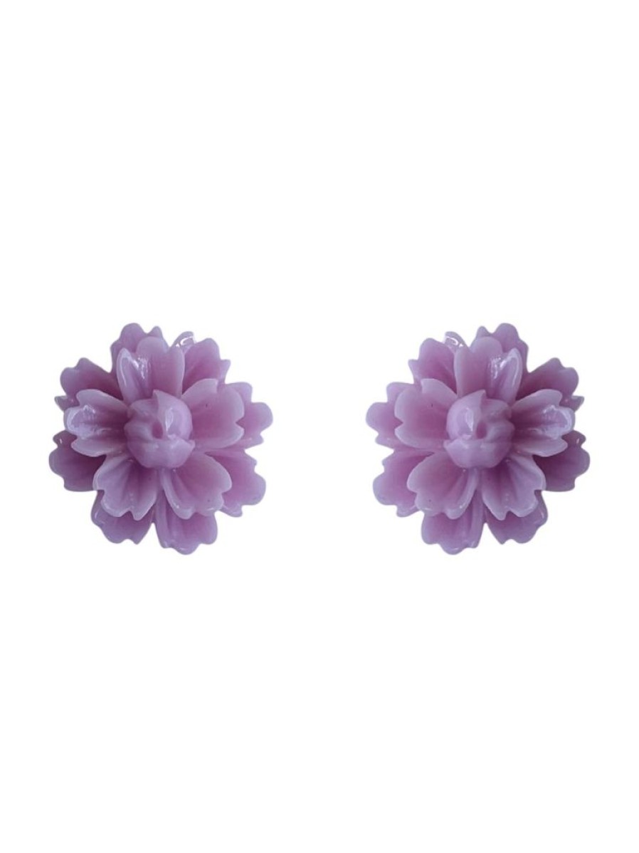 Emmi Helen Co. Blooms Studs - Lilac | Jewellery