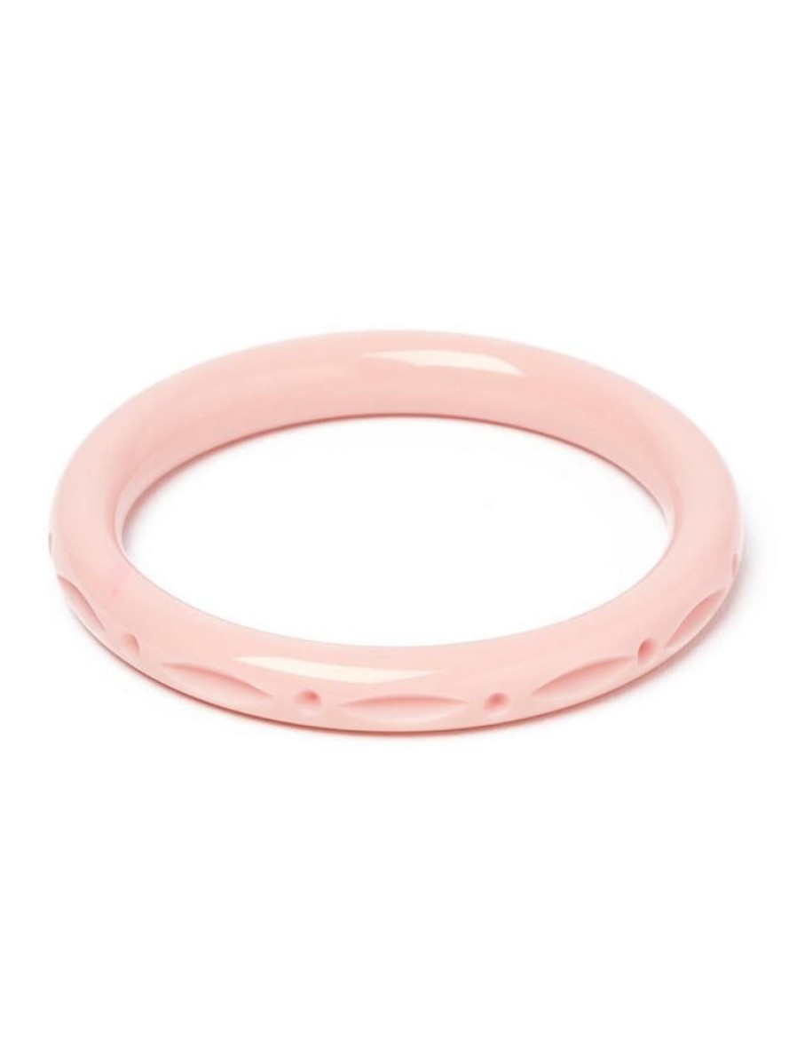 Splendette Narrow Shell Heavy Carve Bangle | Jewellery