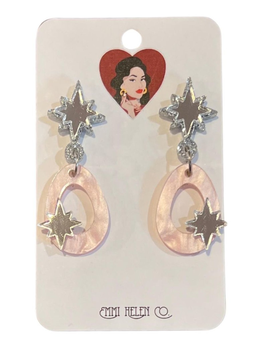 Emmi Helen Co. Bonbon Star Earrings - Pink | Earrings