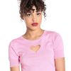 Hell Bunny Heart Top - Pink | Tops & Blouses