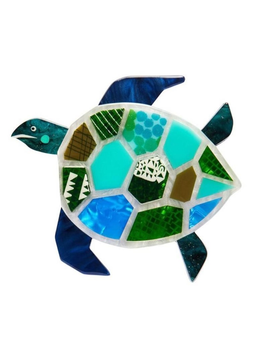 Erstwilder A Turtle Named Groan Brooch | Brooches