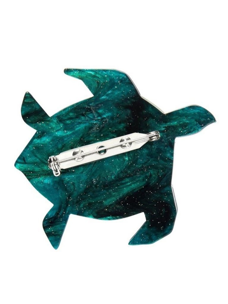 Erstwilder A Turtle Named Groan Brooch | Brooches