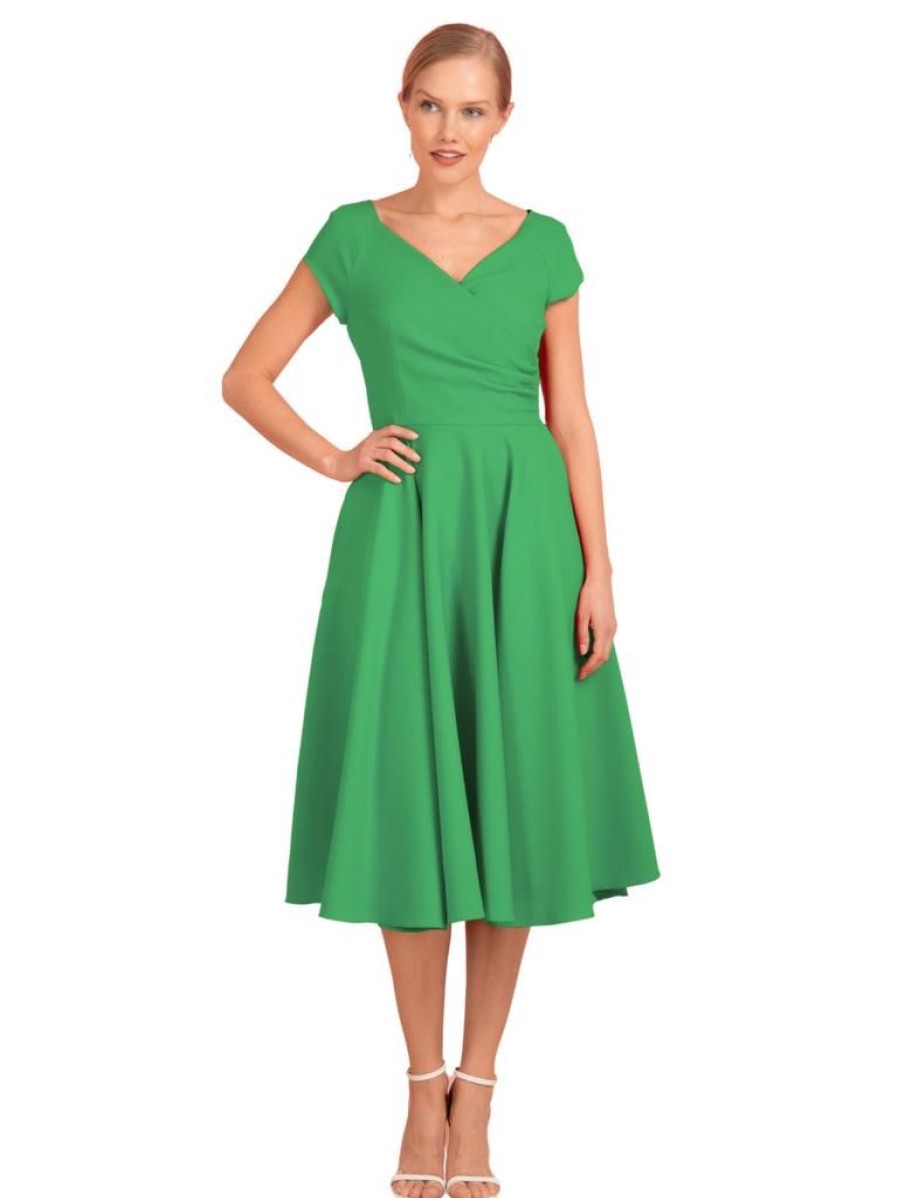 The Pretty Dress Company Hourglass Swing - Emerald | Dresses