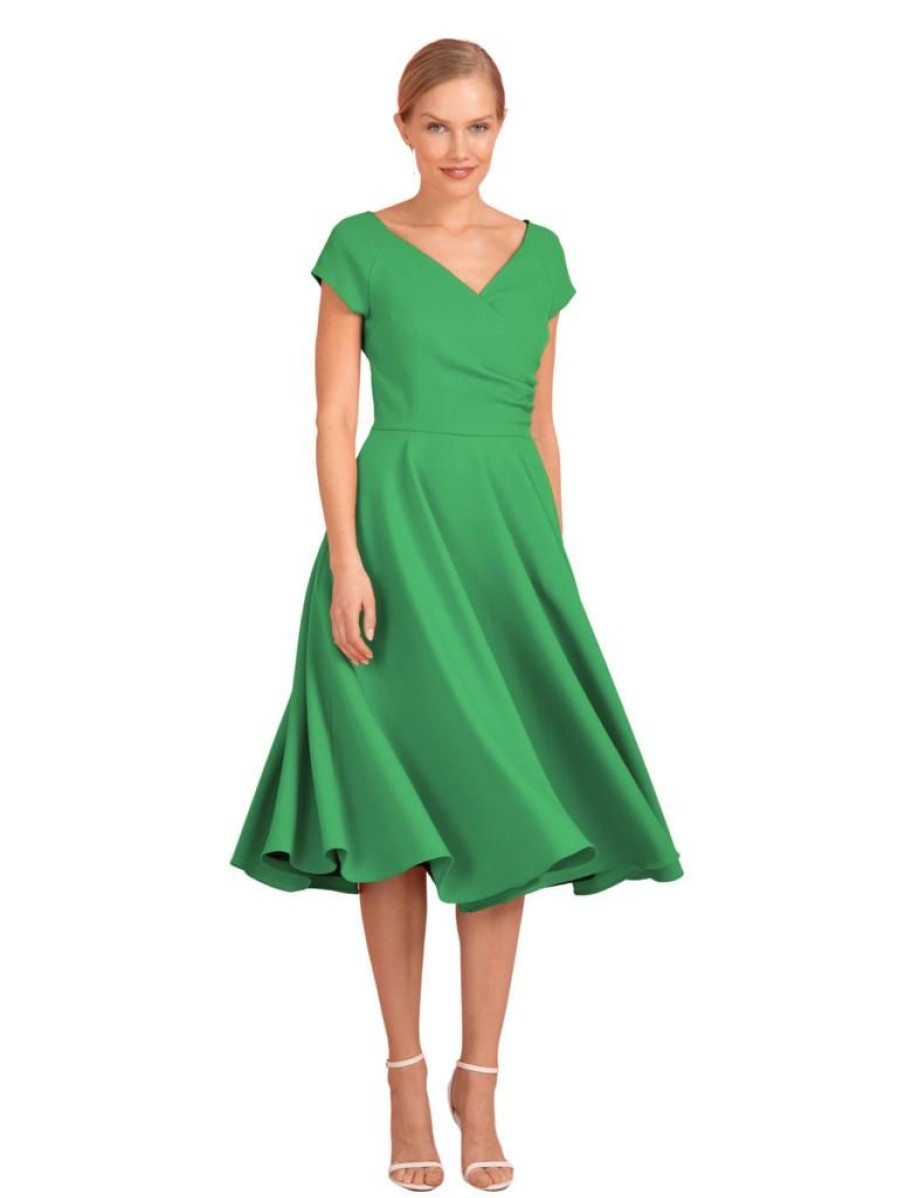 The Pretty Dress Company Hourglass Swing - Emerald | Dresses