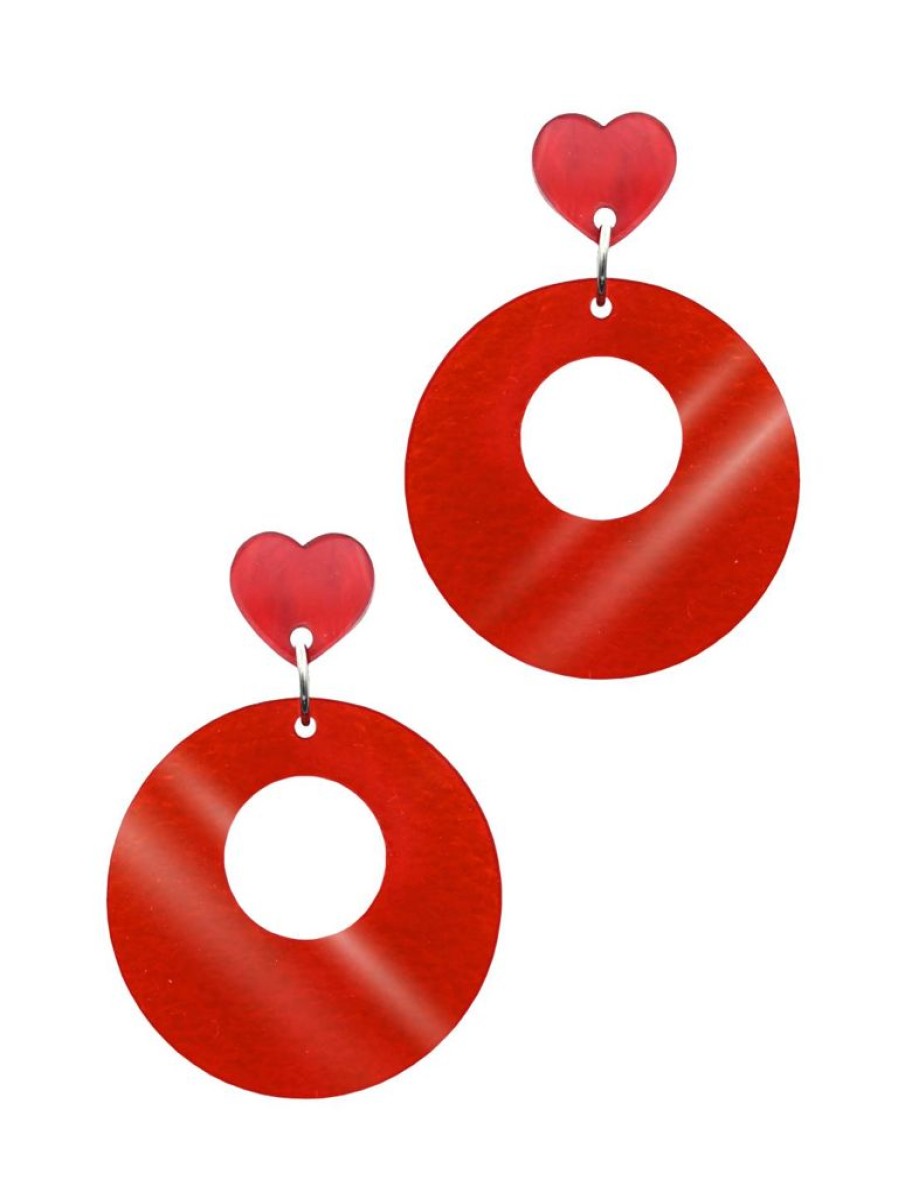 Emmi Helen Co. Sweetie Drop Earrings - Red | Jewellery