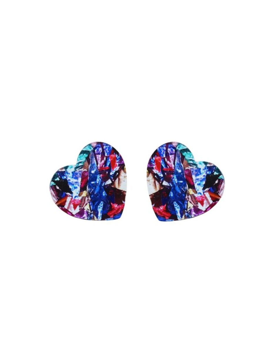 Emmi Helen Co. Sweetheart Studs - Tinsel | Earrings