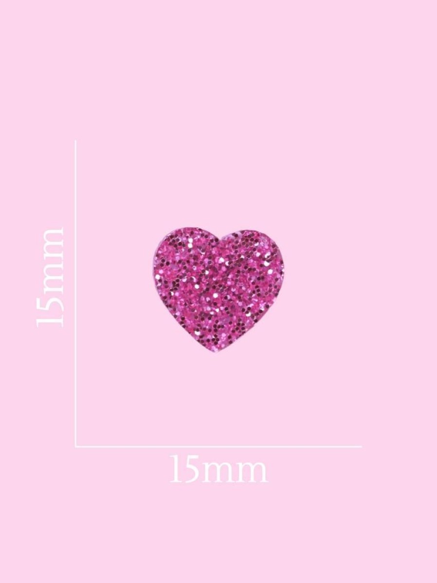 Emmi Helen Co. Sweetheart Studs - Pink Glitter | Earrings