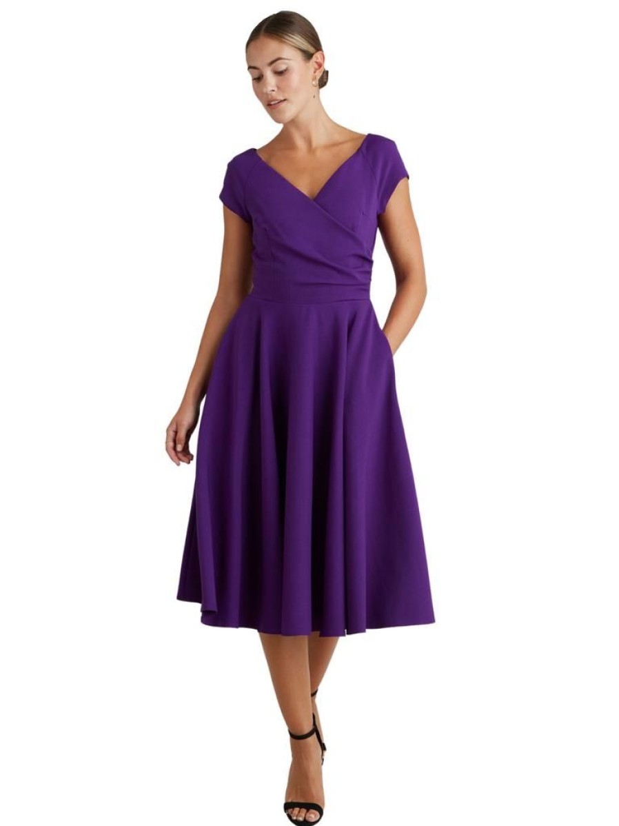 The Pretty Dress Company Hourglass Swing - Purple | Dresses