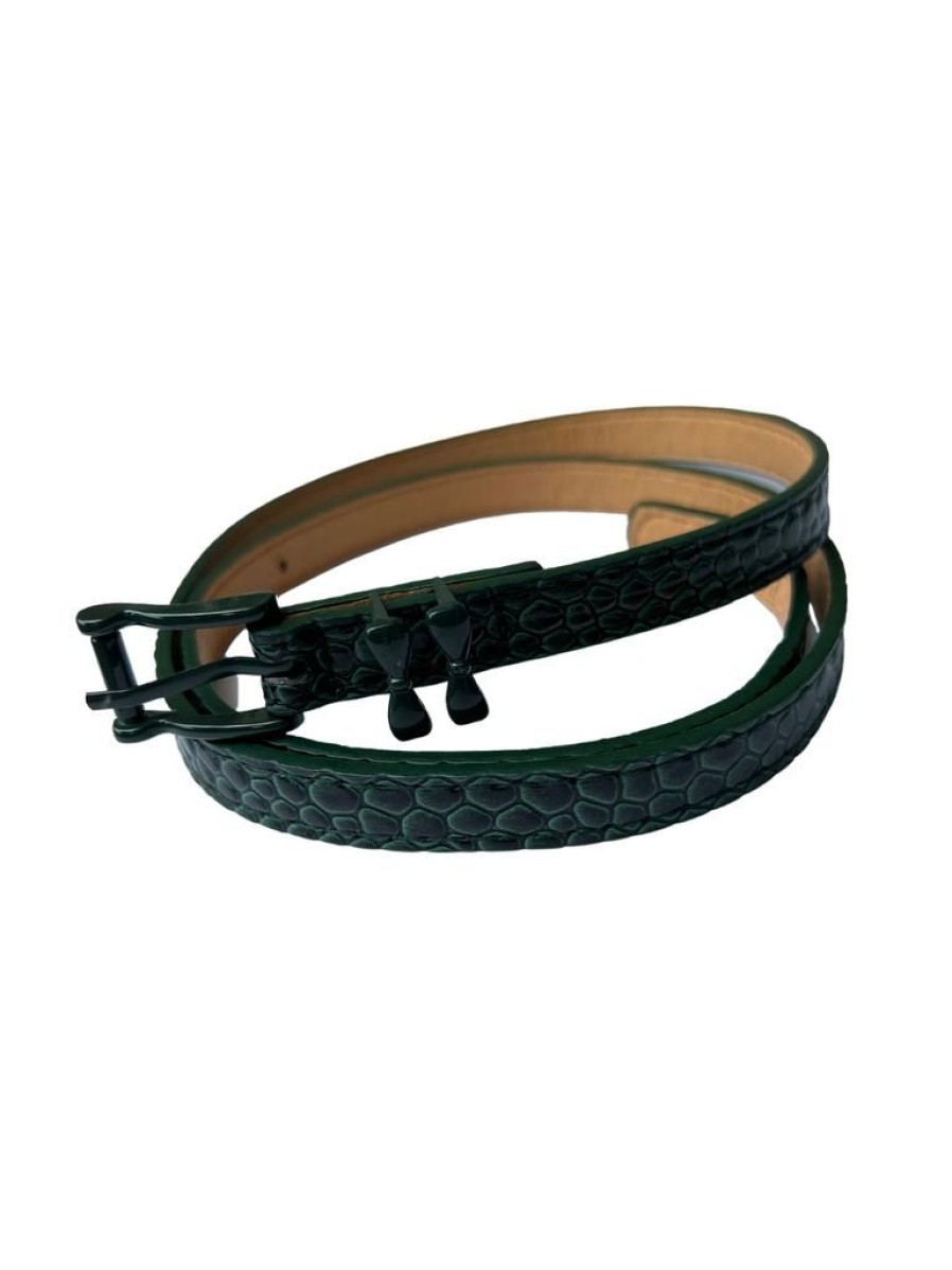 Banned Retro Embossed Belt - Green | Belts