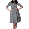 Collectif Winona Swing - Houndstooth | Dresses