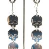 That Shop Holographic Skull Trio Drop Earrings | Earrings