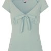 Banned Bow Top - Seafoam | Tops & Blouses