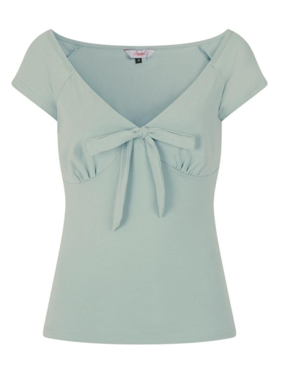 Banned Bow Top - Seafoam | Tops & Blouses