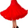 Banned Retro Lifeforms Petticoat - Red | Petticoats