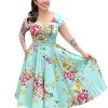 The Pretty Dress Company Hourglass Swing - Mint Seville | Dresses