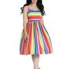 Hell Bunny Over The Rainbow 50'S | Dresses