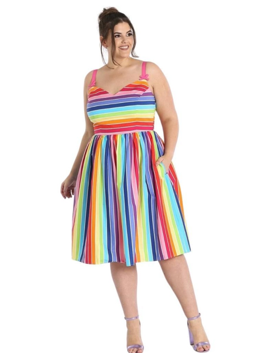 Hell Bunny Over The Rainbow 50'S | Dresses