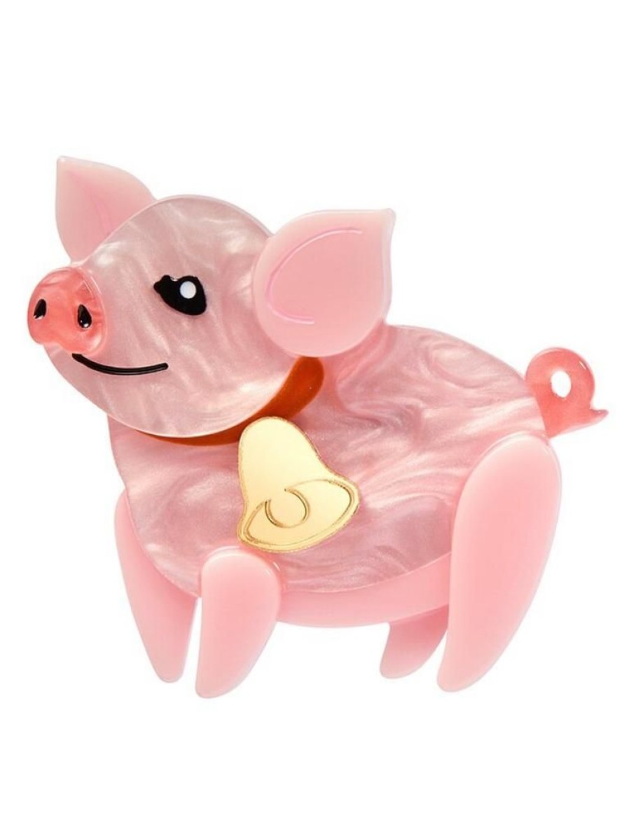 Erstwilder That'Ll Do Pig Brooch | Brooches