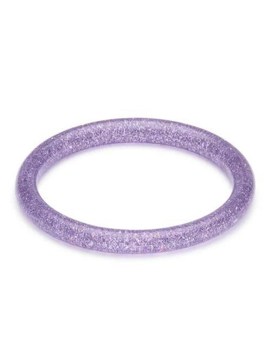 Splendette Narrow Lilac Glitter Bangle | Bangles