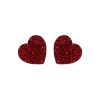 Emmi Helen Co. Sweetheart Studs - Red Glitter | Earrings