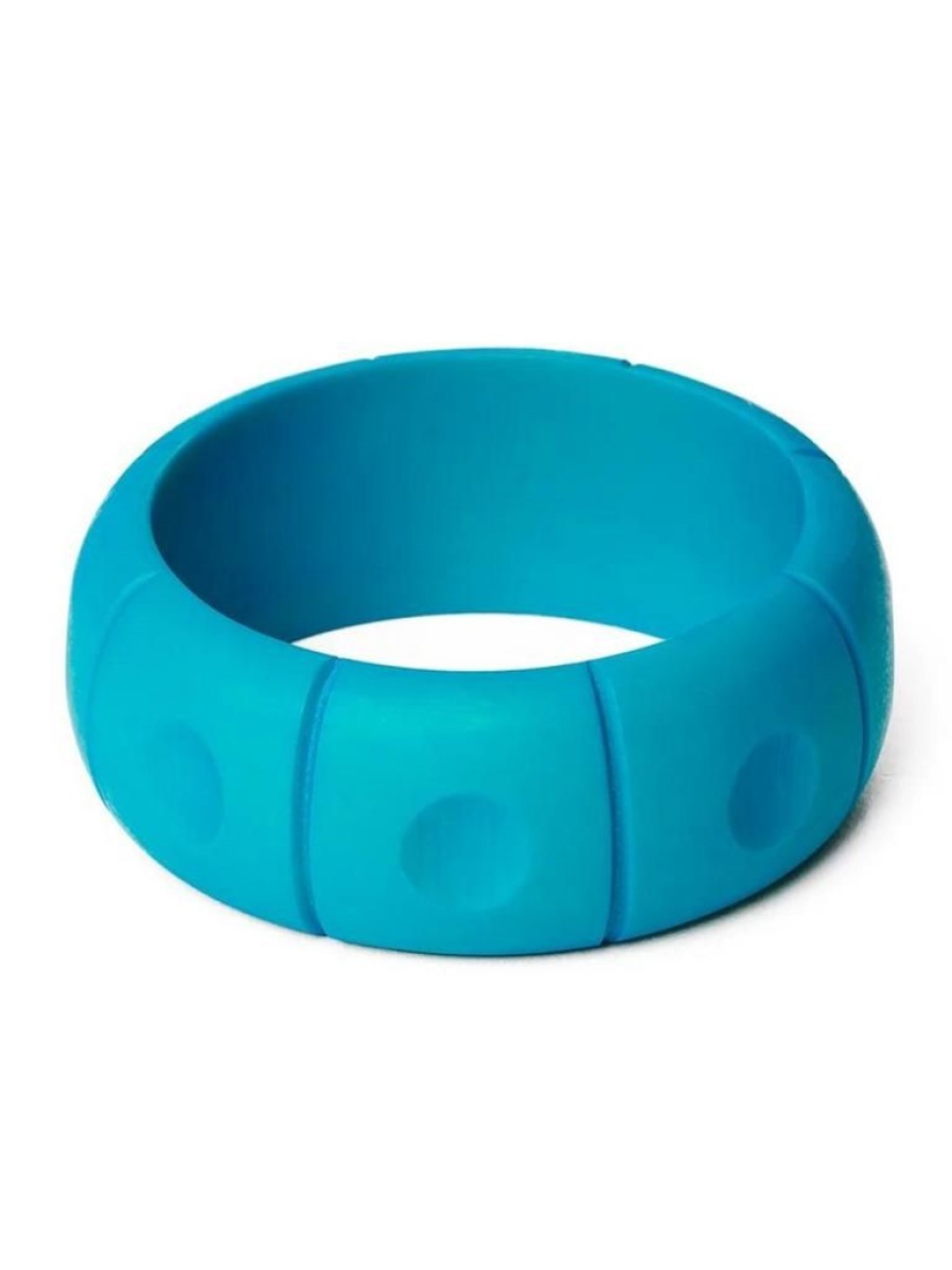 Splendette Wide Caribbean Matte Bangle | Jewellery