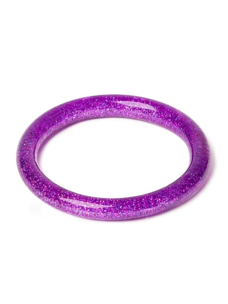 Splendette Narrow Purple Glitter Bangle - Duchess | Jewellery