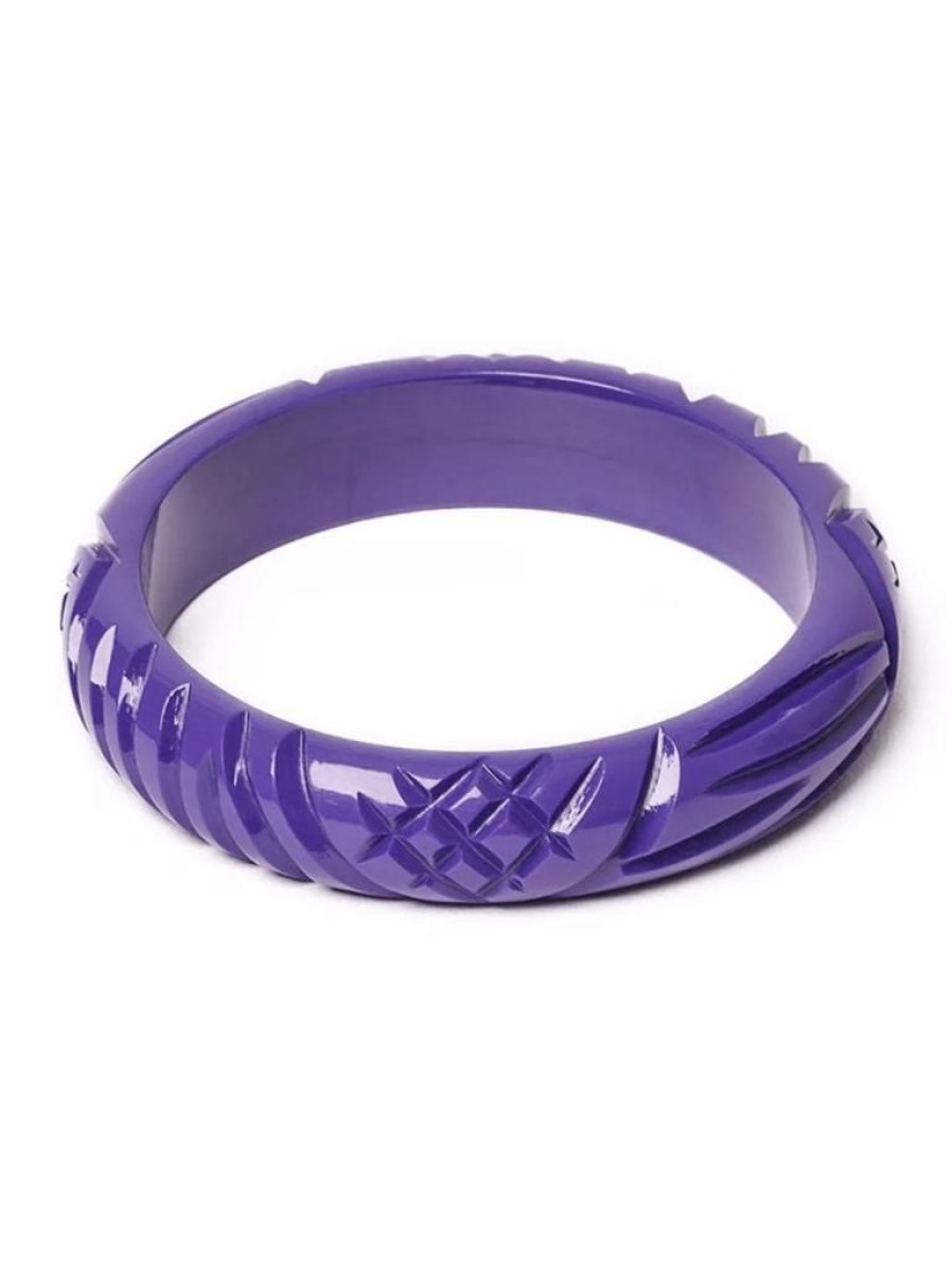 Splendette Midi Paradise Heavy Carve Bangle - Duchess | Jewellery