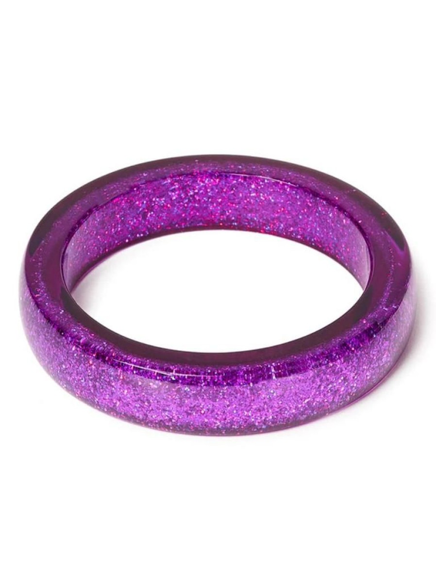 Splendette Purple Glitter Bangle - Duchess | Bangles