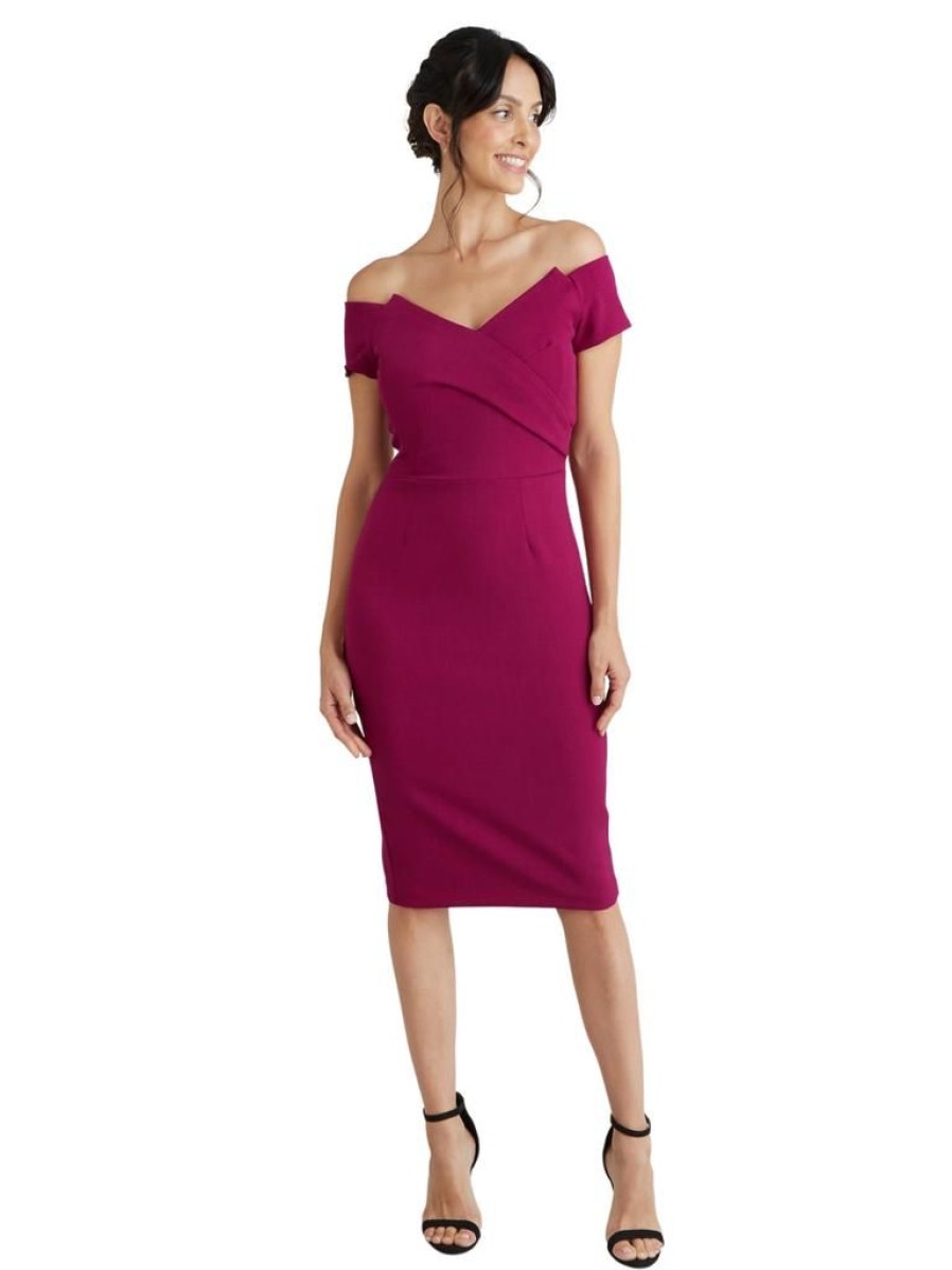 The Pretty Dress Company Temptress Pencil - Berry | Dresses