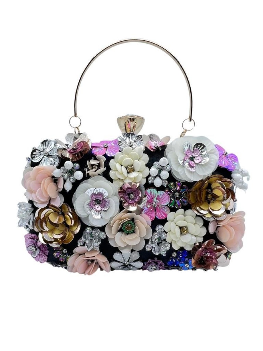 That Shop Flora Evening Bag - Black | Bags