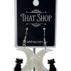 That Shop Crescent Kitty Drop Earrings | Jewellery