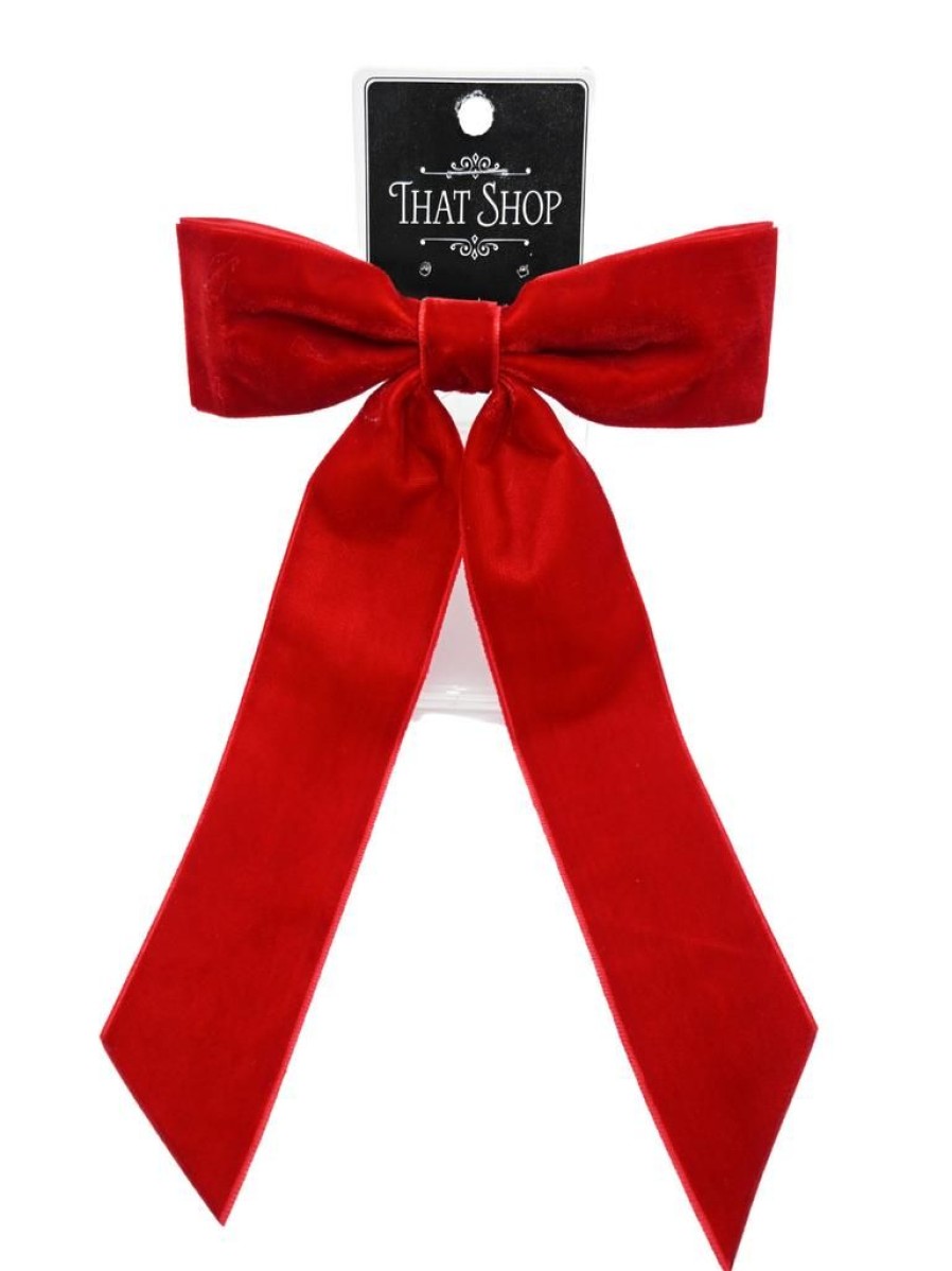 That Shop Harriet Bow Barrette - Scarlet | Hair Accessories