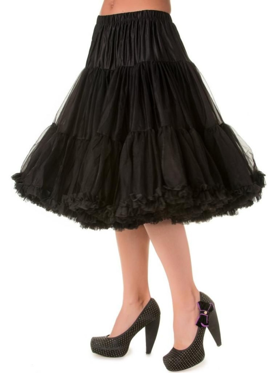 Banned Retro Lifeforms Petticoat - Black | Petticoats